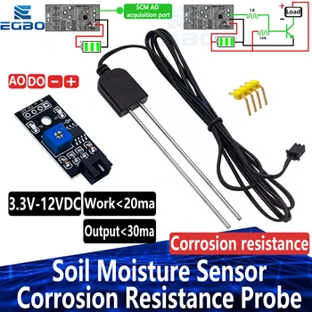 Bodenfeuchte sensor Boden detektor modul Boden feuchtigkeit stest Korrosions beständigkeit sonde für Arduino