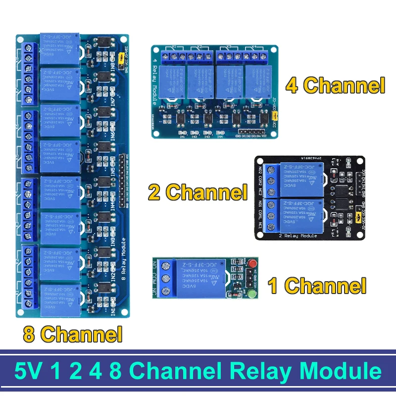 5V 12V 24V Relaismodul mit Optokoppler-Relaisausgang 1 2 4 6 8 – Bild 5