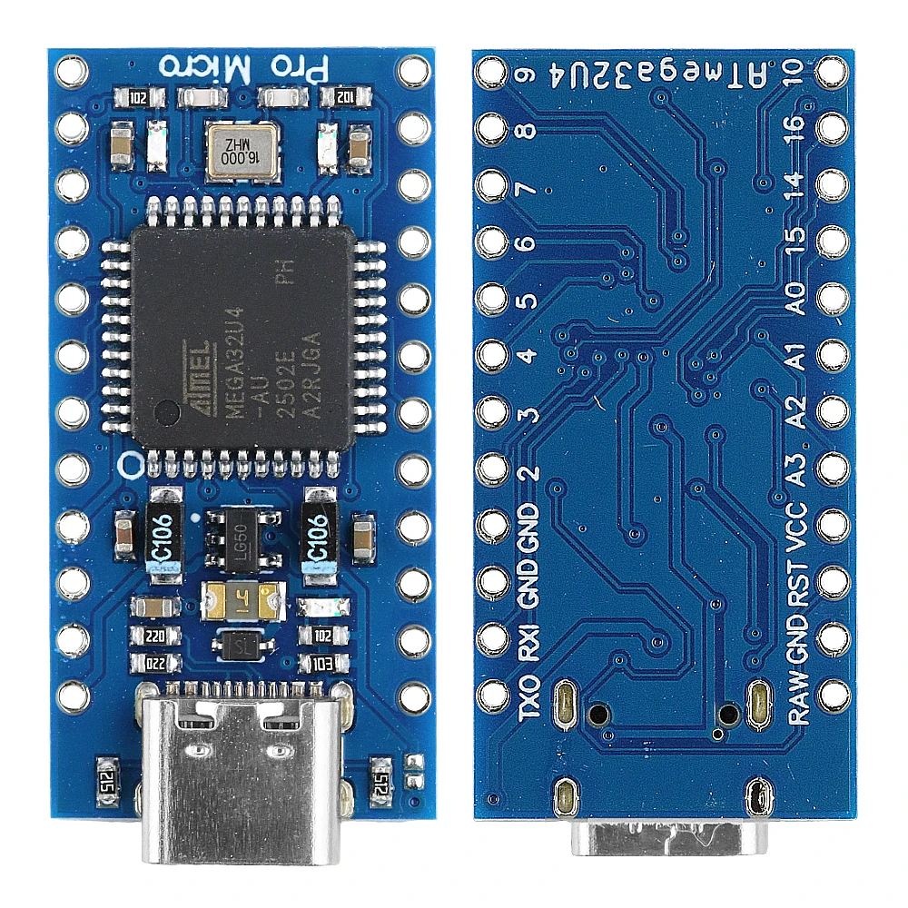 Pro Micro ATmega32U4 5V 16MHz Mikrocontroller-Entwicklungsboard – Bild 3