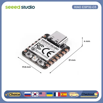 Seeed Studio XIAO ESP32-C5 WiFi6 Dual-Band 2,4GHz 5GHz BLE5.0 RISC-V IoT Mini-Entwicklungsboard