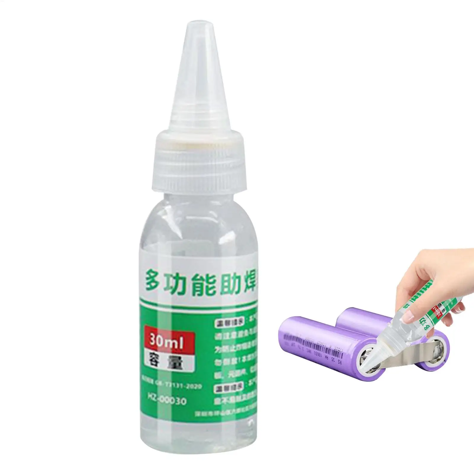 Flussmittellötgerät, 40 g, Reparaturschweißgerät, flüssiger Flussmittel für Batterieelektrode, rostfreies