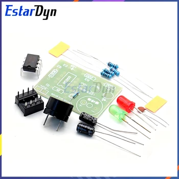 NE555 Astable Multivibrator Kit NE555P Nicht stabile Schaltung Dual Flash Light Elektronisches DIY-Unterricht