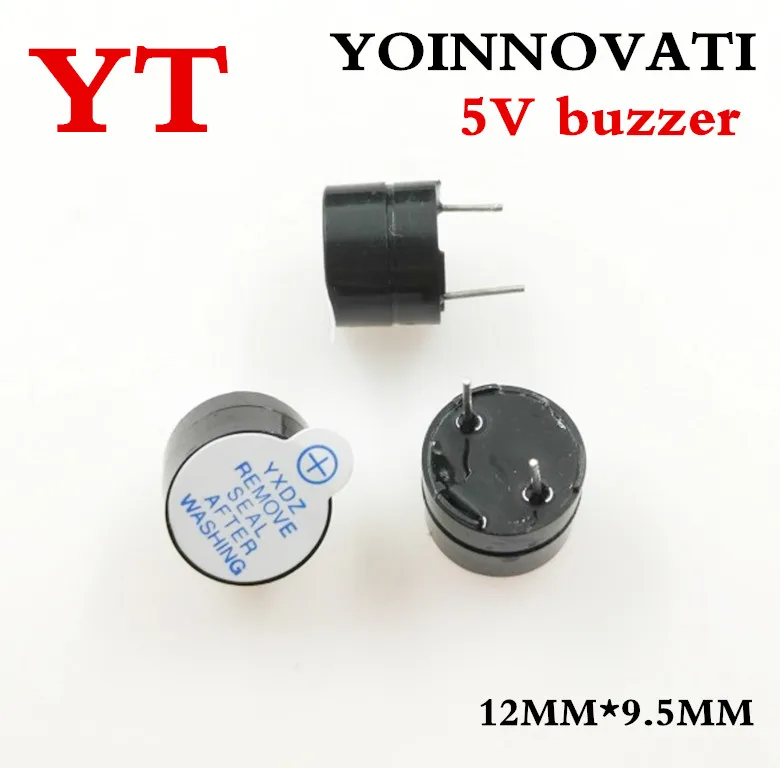 Aktive Summer Alarm 12MM * 9,5 MM 5V Sounder lautsprecher Buzzer 5V summer (100 Stück)