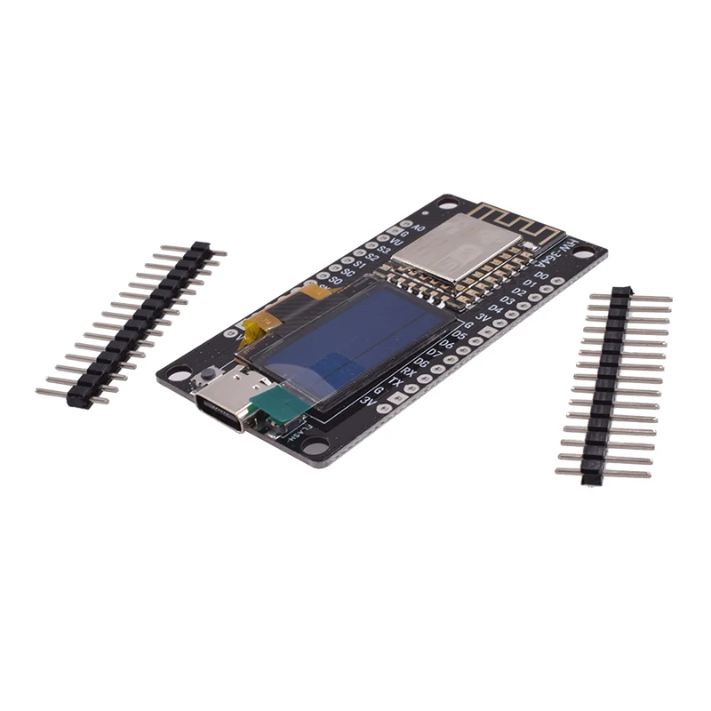 NodeMCU ESP8266 V3 Entwicklungsboard mit 0,96 Zoll OLED-Display CH340G – Bild 3