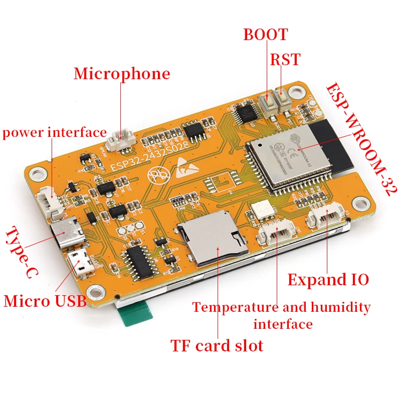 Esp32 arduino lvgl wifi & bluetooth entwicklungs karte 2,8 "240*320 – Bild 3