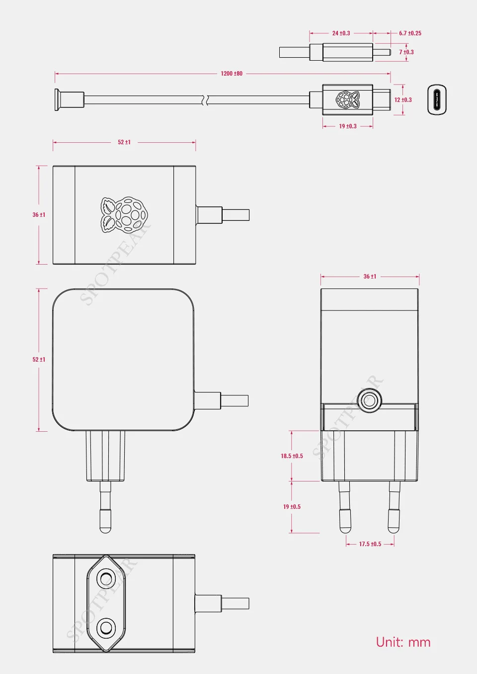 5 v5a pd Leistung 27w Typ-C USB-Netzteil für Raspberry Pi 5 – Bild 6