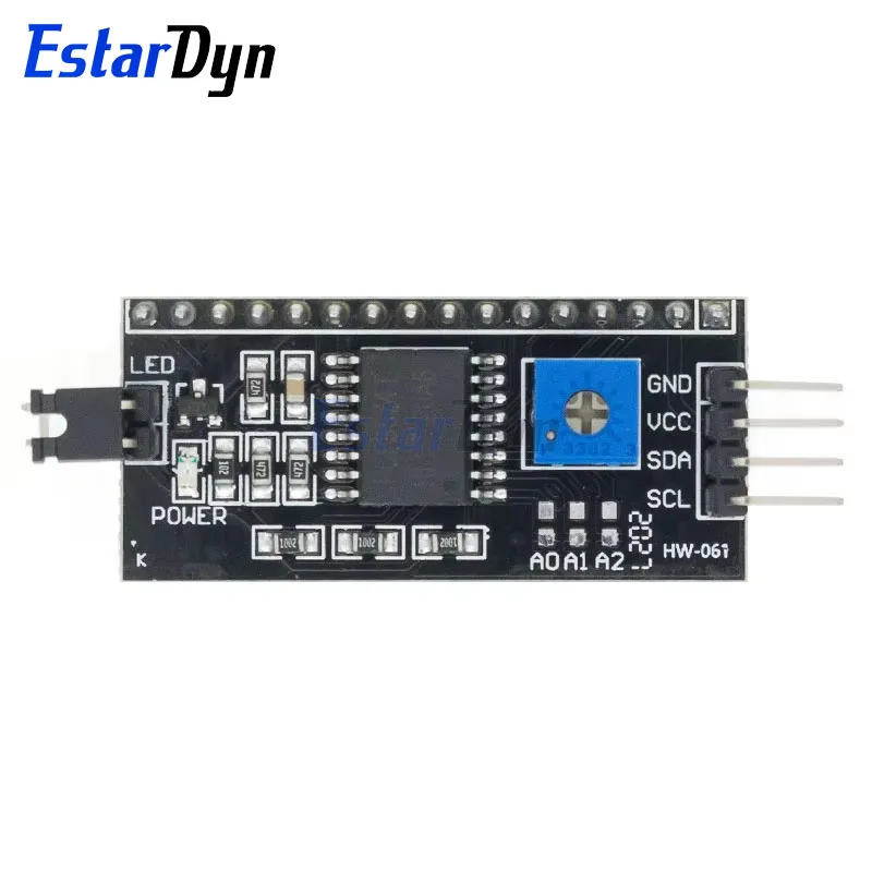 LCD1602 1602 LCD-Modul Blauer / Gelbgrüner Bildschirm 16x2 Zeichen LCD-Anzeige PCF8574T PCF8574 IIC I2C