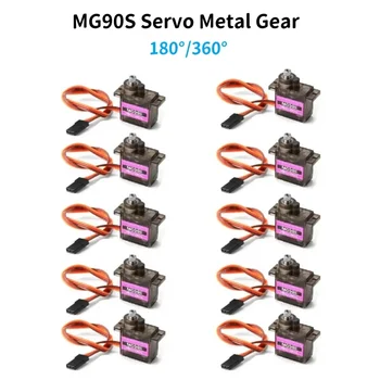 MG90S Servo Alle Metall Getriebe 9g 180 360 SG90 Verbesserte Version Für Hubschrauber flugzeug Boot Auto MG90