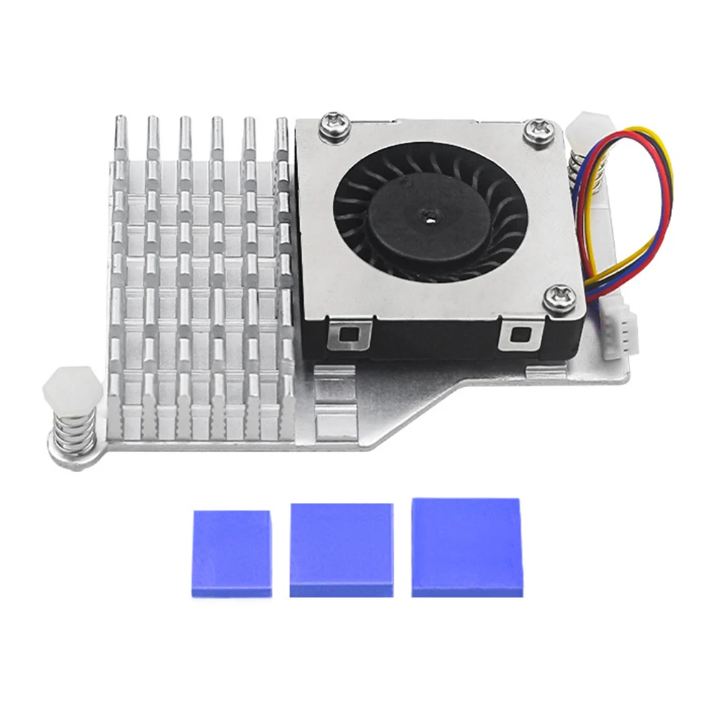 Raspberry Pi 5, aktiver Kühler, Metall-Kühlkörper, Kühler mit einstellbarer Geschwindigkeit, Lüfter