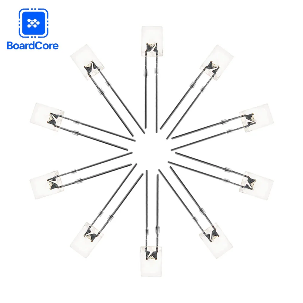 2x5x7mm quadratische LED-Dioden, 5 Farben (100 Stück) – Bild 5