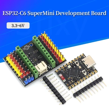 ESP32-C6 SuperMini Entwicklungsboard/Erweiterungsboard Mikrocontroller Programmier-Lern-Controller-Kernplatine