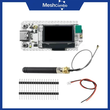 Heltec Lora 32 V3 ESP32 Entwicklungsboard WiFi+BLE SX1262 Lora32 0,96-Zoll OLED-Displaymodul 915MHz Antenne