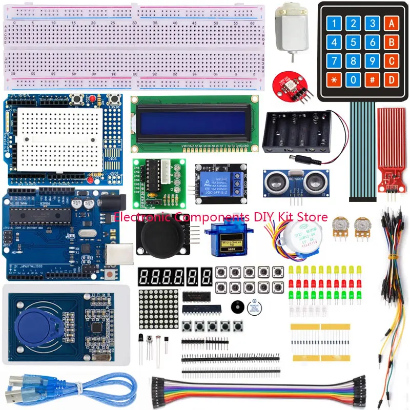 ArduinoR3 Project Best Complete Starter Kit mit Tutorial, kompatibel mit IDE DIY Electronic Motherboard Robot