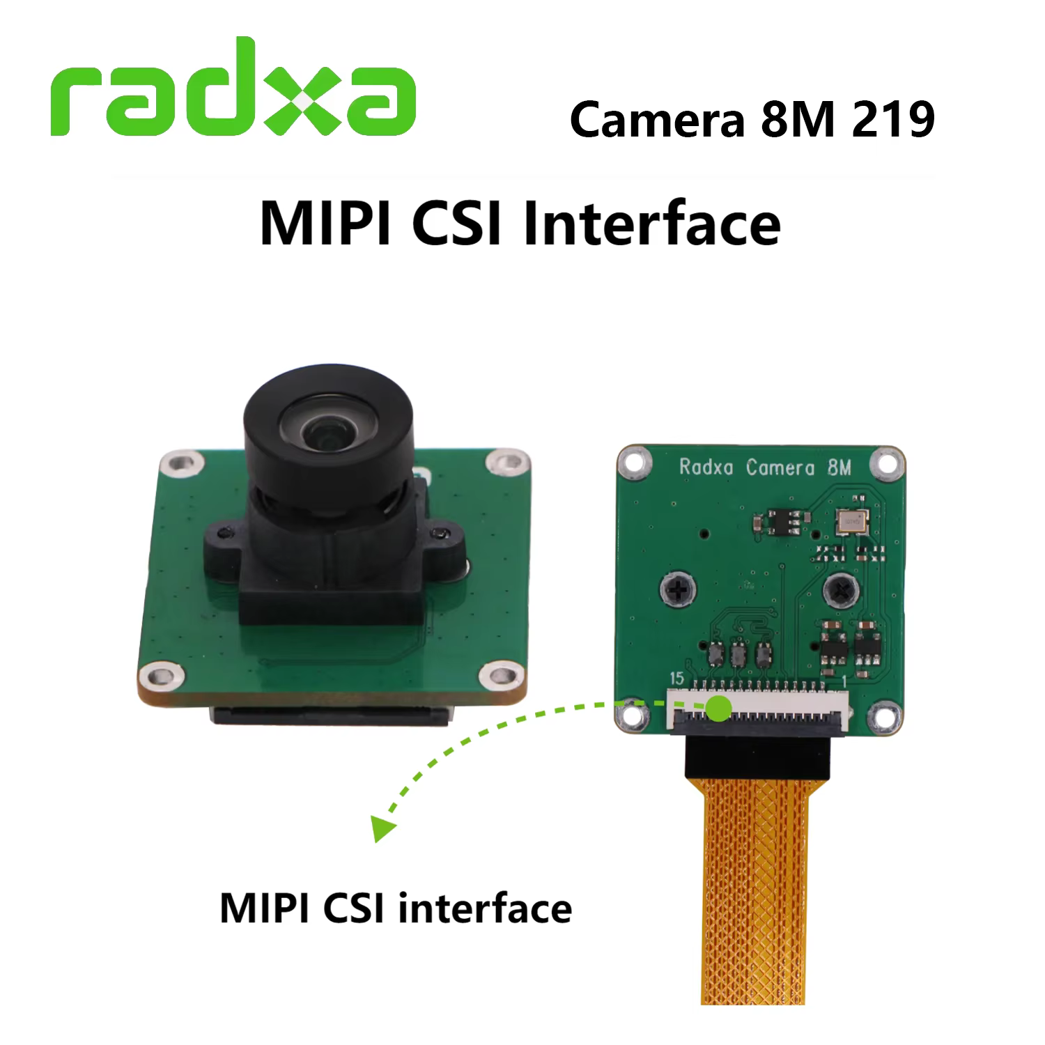 Radxa Kamera 8M 219 FÜR ZERO 3E/3W Rock 4/rock 5/CM5 SONY IMX219 8M – Bild 5