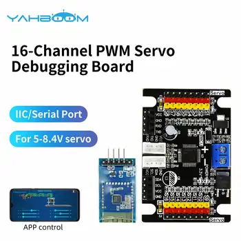 16-Kanal-Servoantriebsplatine mit PWM-Steuerung, PCA9685, IIC-Schnittstelle für Roboterarme