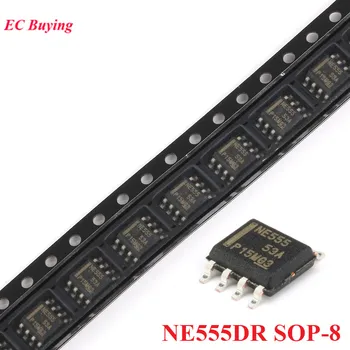 Ne555 ne555d ne555dr sop-8 sop8 hochpräziser timer timer/oszillator ein kanal smd chip ic (10 Stück)