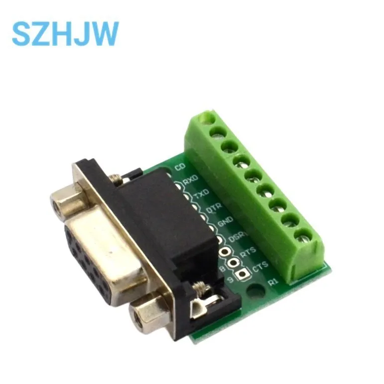 DB9 Männliche und Weibliche Stecker Adapter Schraube Terminal 9-Pin – Bild 2