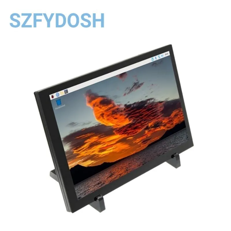 10,1 zoll Touch Screen LCD Display 1280x800 für Raspberry Pi 3B +/4B mit Fall HDMI-kompatibel für Raspberry Pi