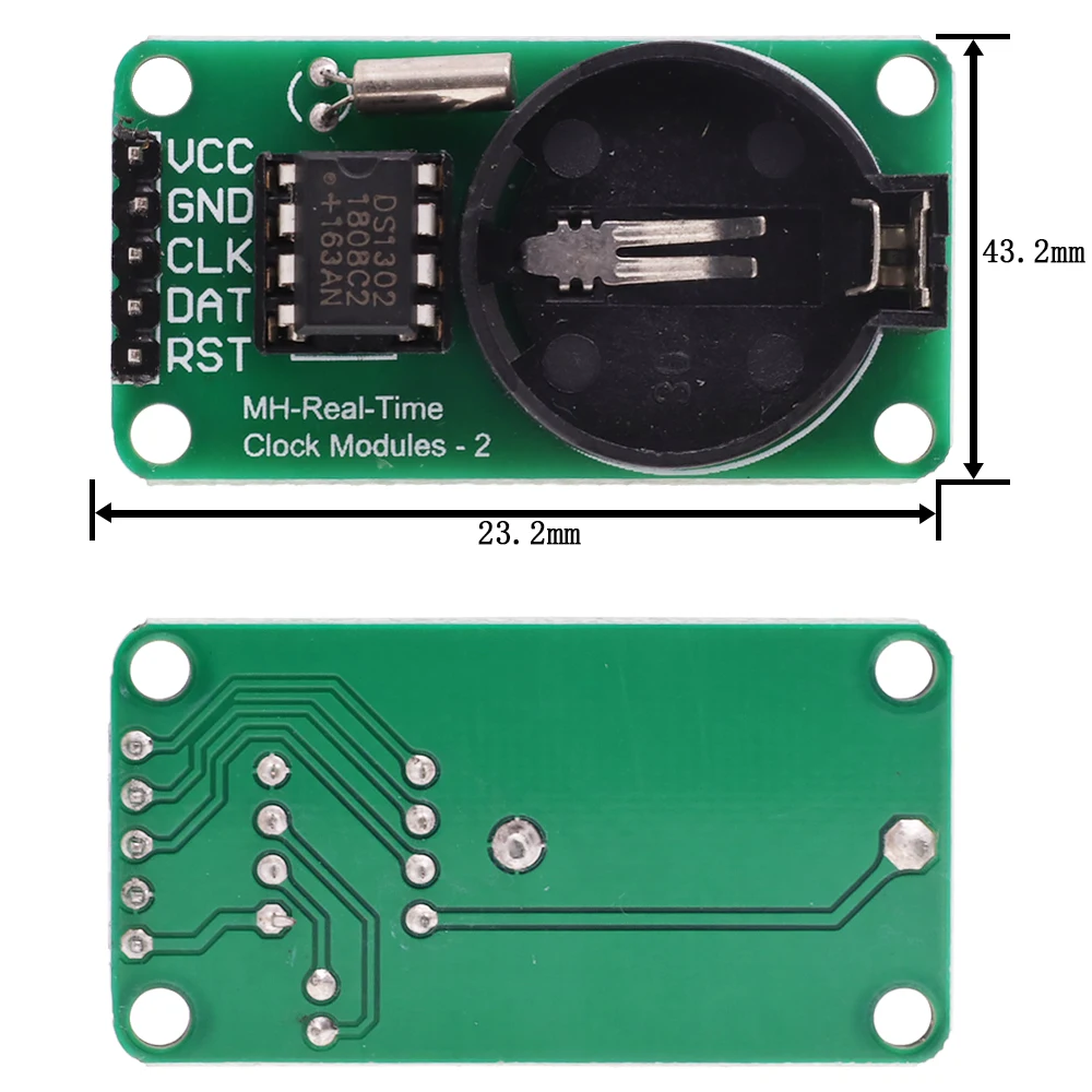 DS1302/DS1307/PCF8563/DS3231 AT24C32 I2C IIC Speicher 3,3 V-5 V – Bild 2