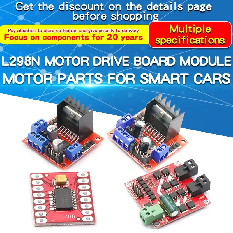 L298N Fahrer Board Modul L298N Schrittmotor Smart Auto Roboter – Bild 2