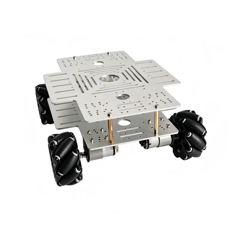 15kg Nutzlast 4WD Mecanum-Rad Roboter-Auto-Kit mit 12V-Motoren – Bild 4