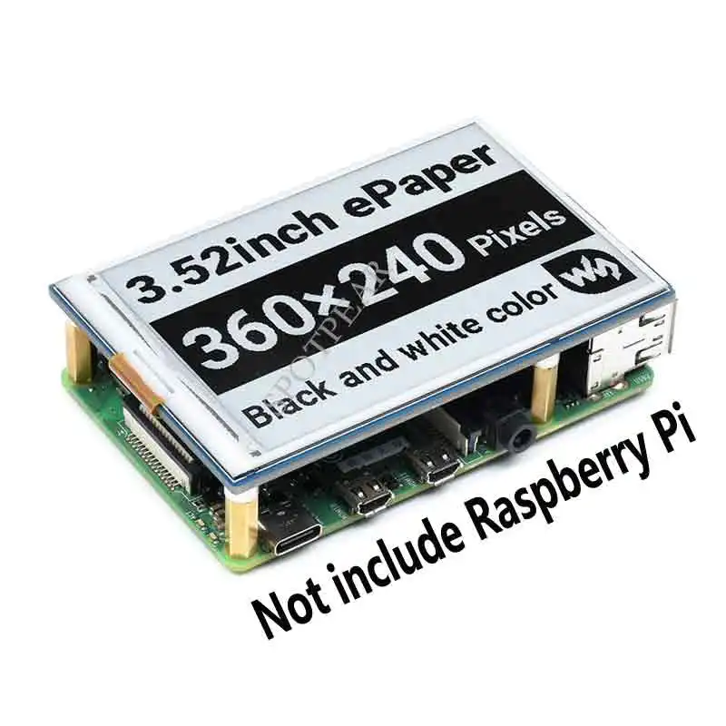 Raspberry Pi 3,52 zoll e-Papier e-Ink-Display Modul 360 × 240 SPI für Arduino / STM32