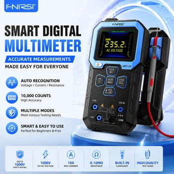 FNIRSI DMT-99 Smart Digital Multimeter 100000 Anzeigen True RMS Auto-Range-Tester AC/DC Spannung Strom