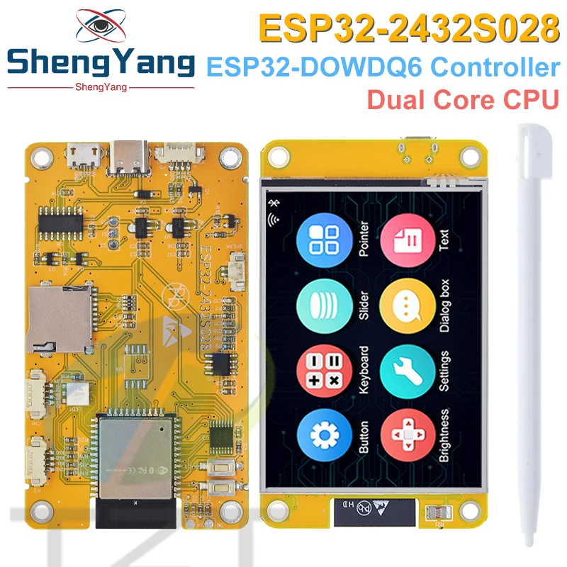 ESP32 LVGL WLAN- und Bluetooth-Entwicklungsboard 2,8 Zoll LCD TFT – Bild 6