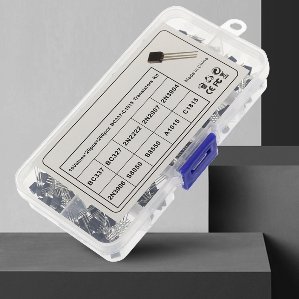Transistor-Kit-Sortimentskasten, 10 Werte, TO-92 2N2222 2N2907 2N3904 – Bild 2