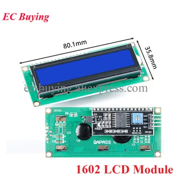 LCD1602 1602A 1602 LCD1602A LCD Modul Blau/Gelb Grün Bildschirm LED Display PCF8574T PCF8574 IIC I2C