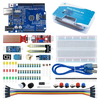 Lafvin Basic Starter Kit für Arduino Uno R3 Projekte Elektronik komponenten Kit mit R3 Board DIY Elektronik