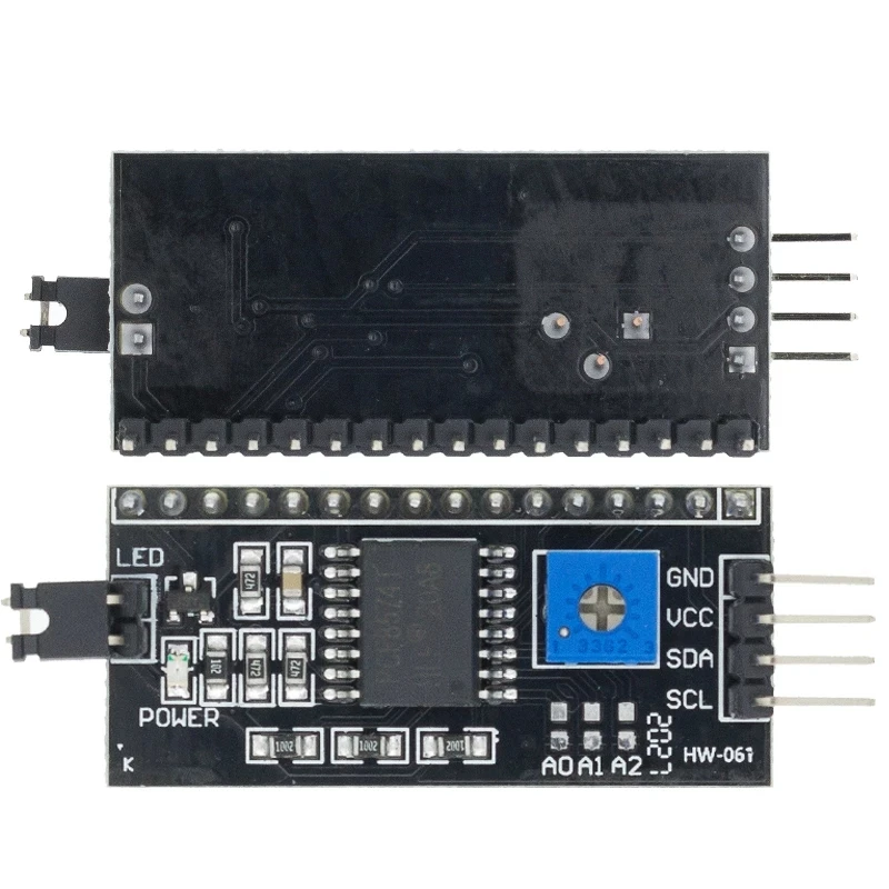 LCD1602 I2C Display Modul Blau Grüner Bildschirm 5V PCF8574 IIC Adapter Late für Arduino