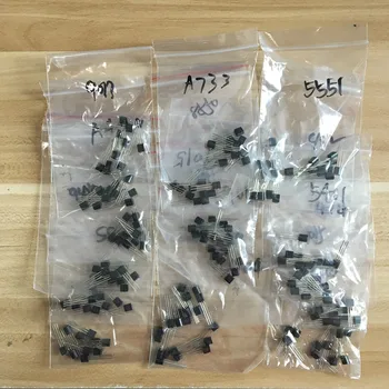 Transistor-Sortiment-Kit TO-92 18 Arten * 10 Stück = 180 Stück 2N2222 S9013 S9014 S9015 S9018 S8050 S8550 5551