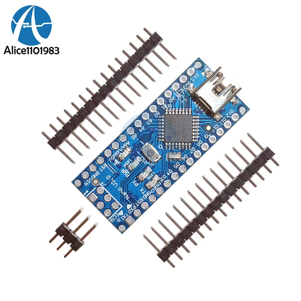 Nano V3.0 3.0 FT232 Chip ATmega328 Atmega328p 16M Board für Arduino Mini USB AU USB Kabel mega328 mega328p