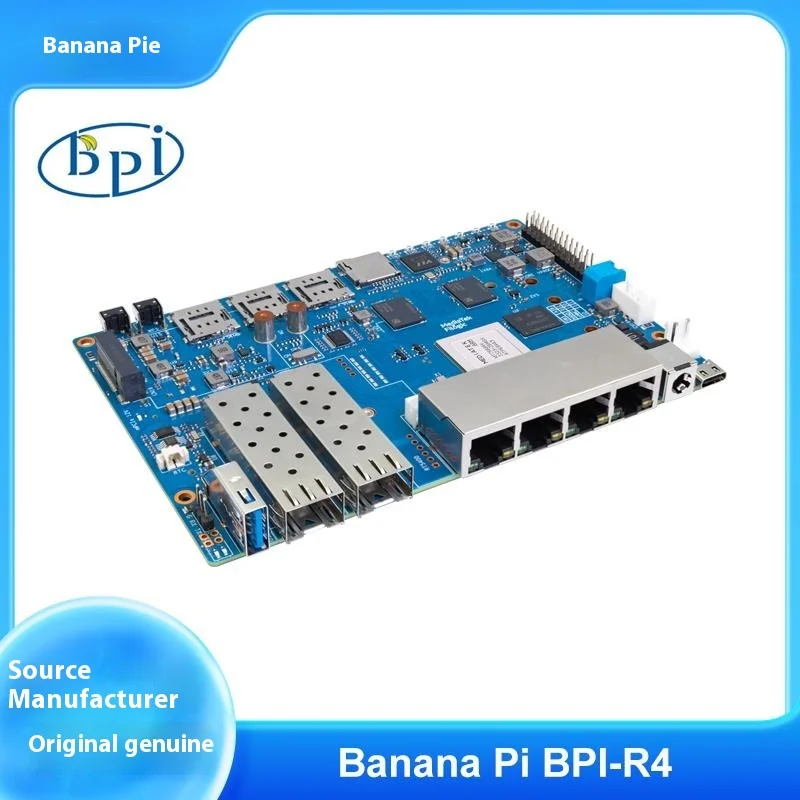 Hochleistungs-Entwicklungsboard Banana Pi BPI-R4, unterstützt 2 SFPs – Bild 4