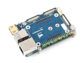 Mini-Basisplatine (B) Entwickelt für Raspberry Pi Compute Module, Onboard 40PIN GPIO, Dual MIPI