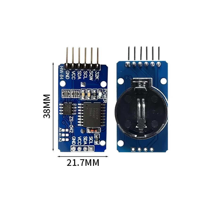 DS3231 IIC RTC-Modul mit AT24C32-Speicher, Präzisionsuhr – Bild 2