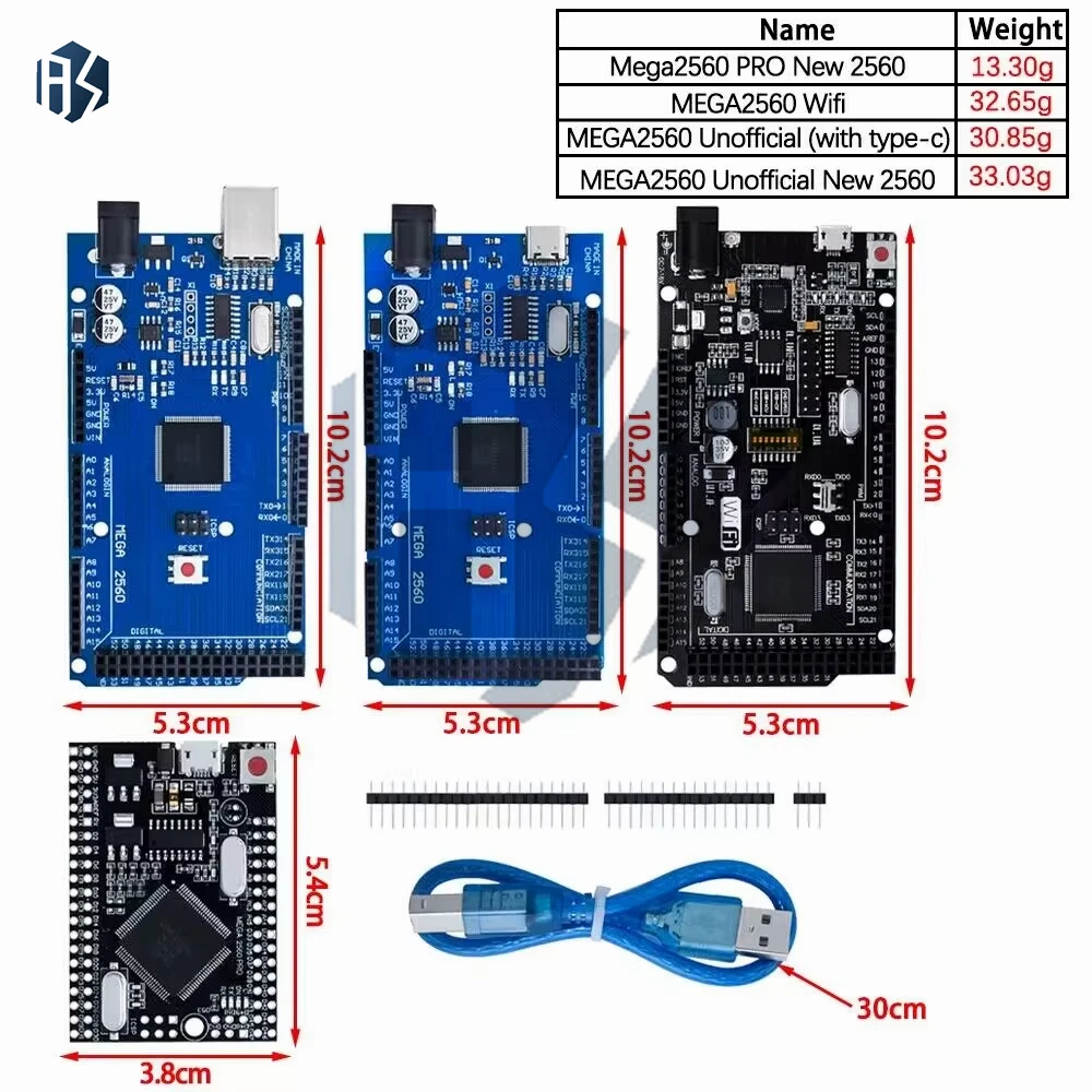Mega2560 ATMEGA16U2/Pro Mini MEGA 2560 Mega + WiFi R3 ATmega2560 Chip – Bild 2