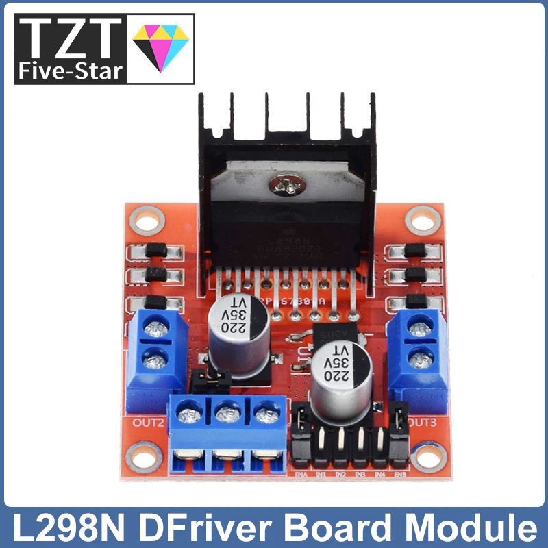 GREATZT 1/2/4 Stück L298N Treiberplatinenmodul L298 Schrittmotor Smart – Bild 3