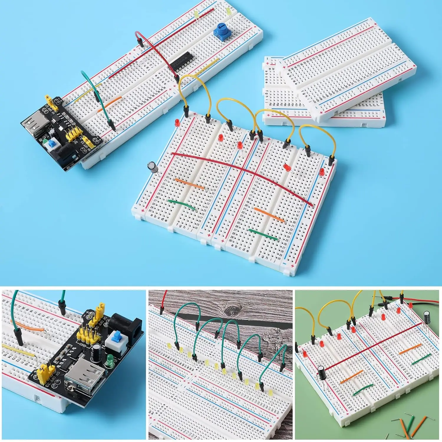 830 Point 400 Point Breadboard Kit Lötfreie Breadboards für Arduino – Bild 5