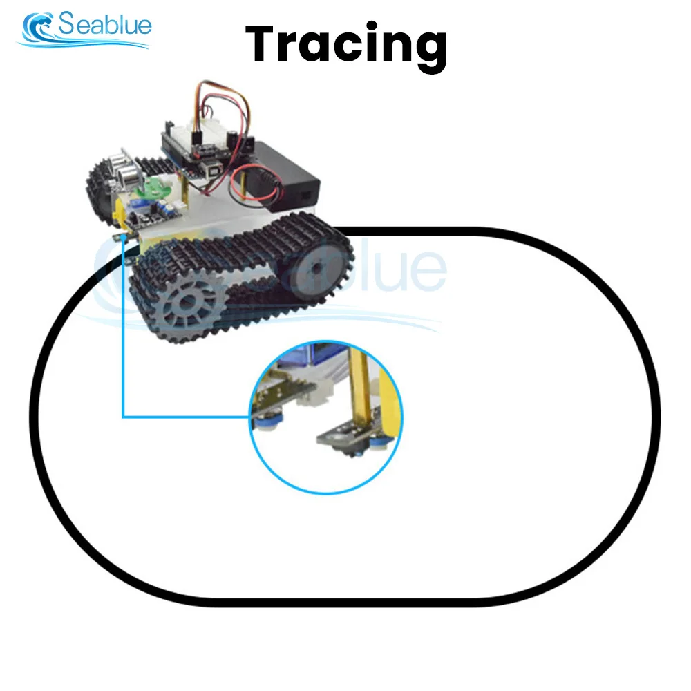 Crawler-Roboter-Auto mit Hindernisvermeidung und Tracking-Funktion – Bild 6