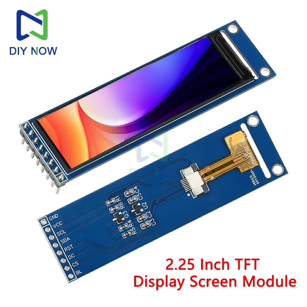 ST7789 2,25 Zoll IPS Vollwinkel-TFT-Bildschirm LCD-Bildschirm Farbdisplaymodul SPI Serieller Port
