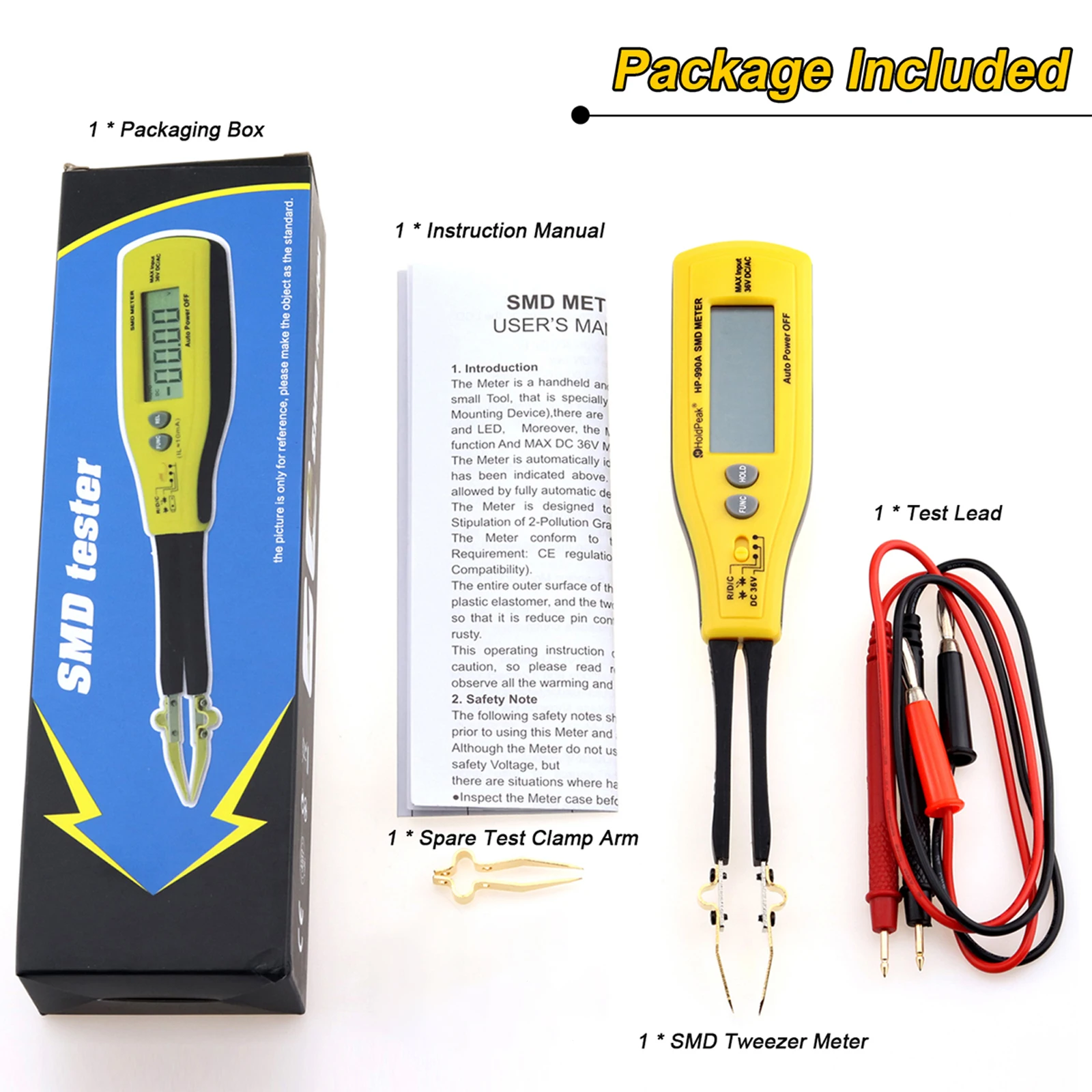 Digitales Multimeter mit automatischer Erkennung, tragbares – Bild 6