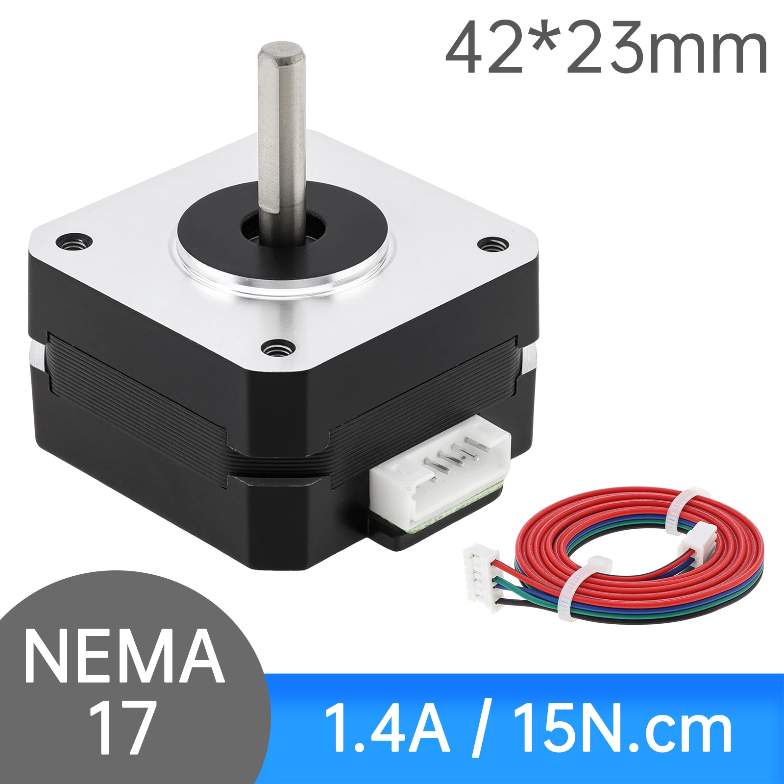 Nema 17 Schrittmotor 48 mm bipolar 2 A 65 N.cm 42 Motor 2 Phase 4 Draht bipolarer Schrittmotor 1,8 Grad