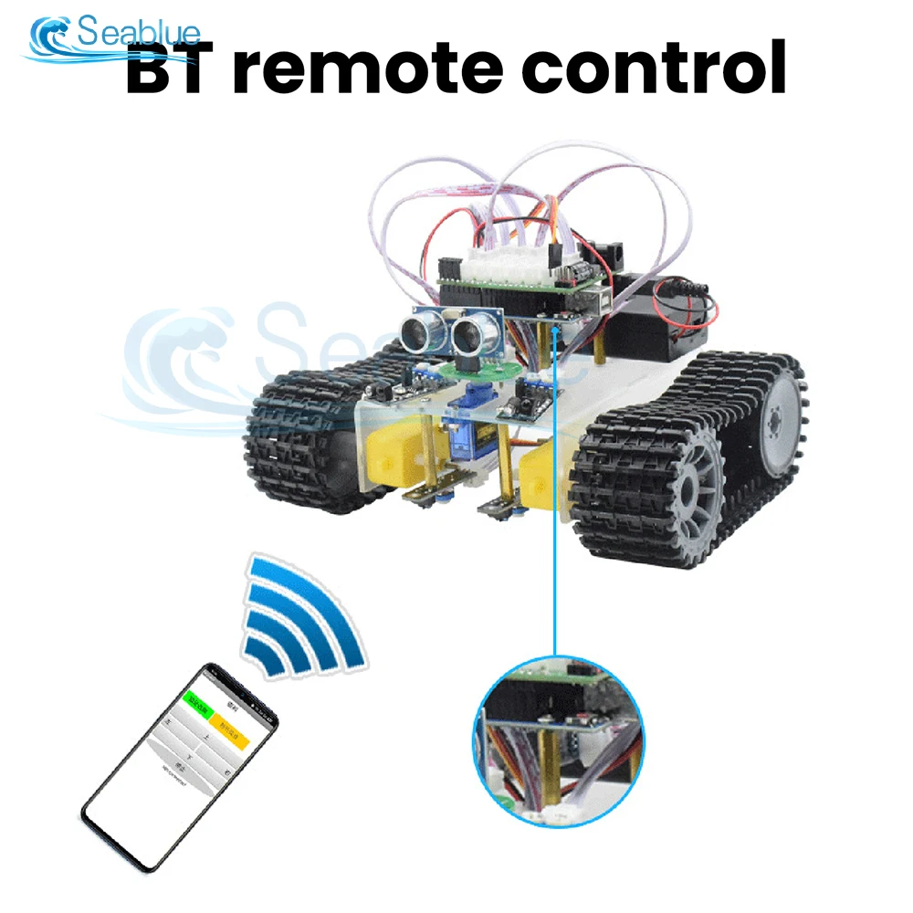 Crawler-Roboter-Auto mit Hindernisvermeidung und Tracking-Funktion – Bild 4