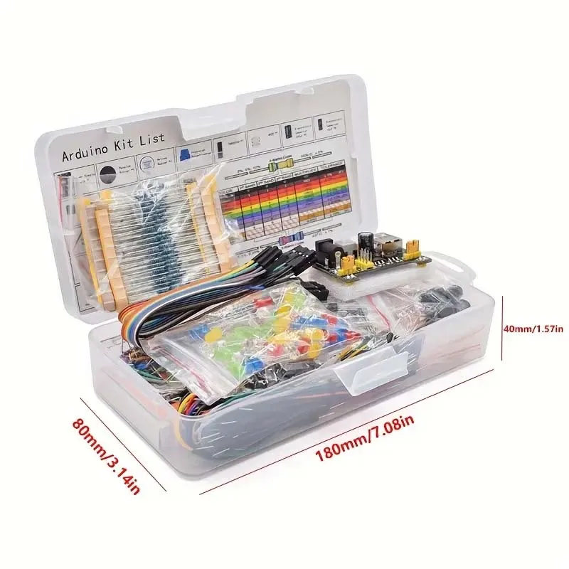 Schachtel DIY Projekt Starter Kit Für Arduino UNO R3 Kit (830 Stück) – Bild 2