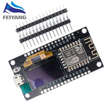 NodeMCU ESP8266 Entwicklungsboard mit 0,96 Zoll OLED-Display, CH340-Treibermodul für Arduino
