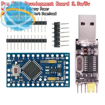 Pro Mini 328 Mini 3,3 V/8 M 5 V/16 M ATMEGA328 ATMEGA328P-AU 3,3 V/8 MHz 5 V/16 MHZ für Arduino Treiber CH340G