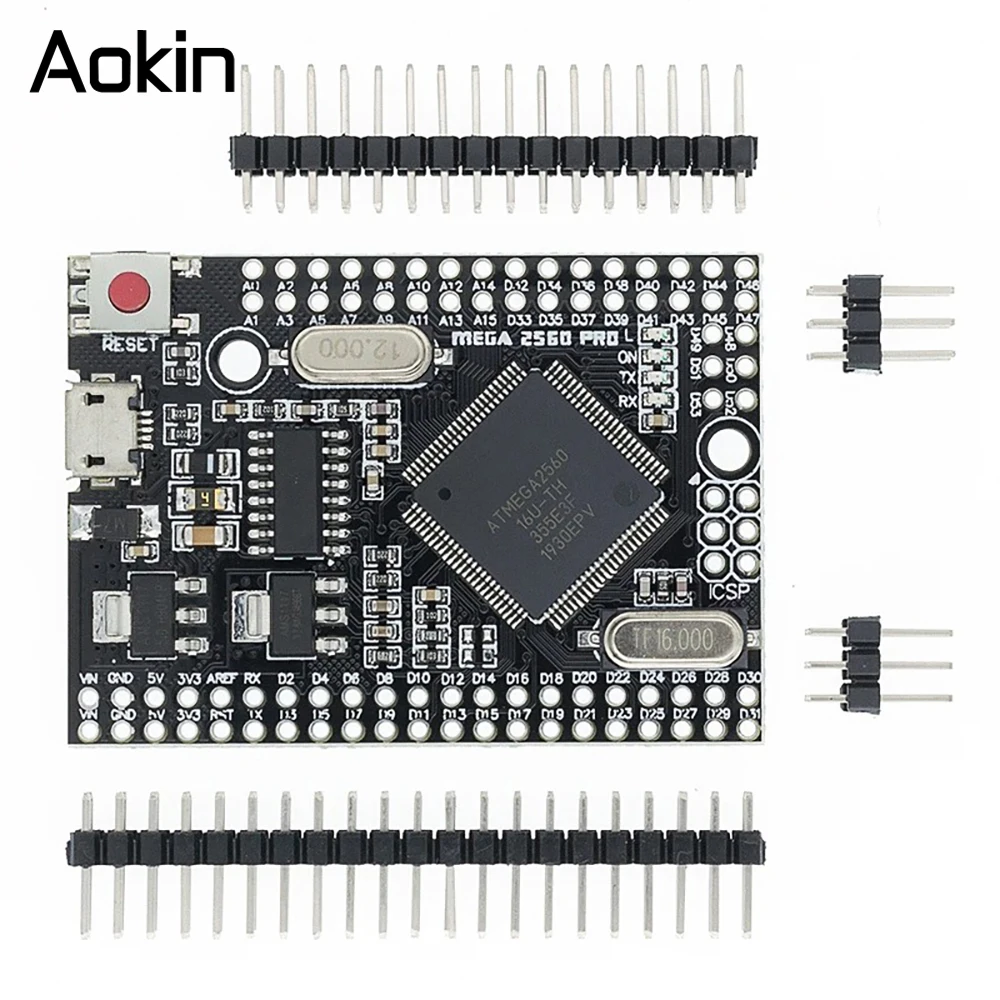 MEGA2560 R3 (ATmega2560-16AU CH340G) Pro mini MEGA2560 AVR USB-Board Entwicklungsboard MEGA2560 mit Kabel