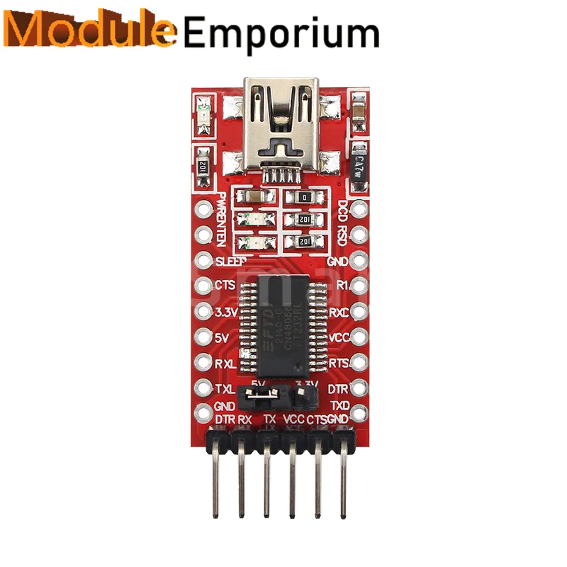 | Mini/Typ C USB FT232RL FT232 FTDI USB 3,3 V 5,5 V zu TTL (5 Stück) – Bild 3